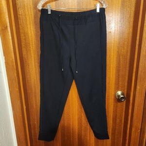 Black Zara Basic Drawstring Pants Size M